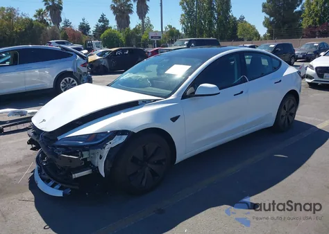2025 Tesla Model 3 Long Range All-Wheel Drive from USA, damaged, VIN 5YJ3E1EB1SF001368
